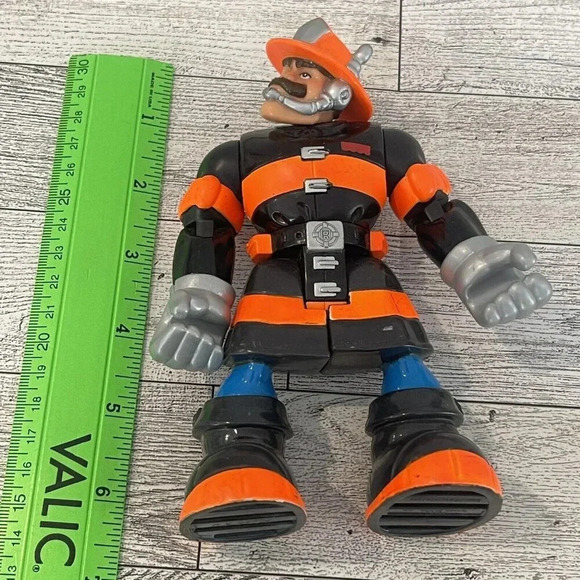 Fisher Price Matel 2002 Rescue Heroes Billy Blaze Fireman Fighter Action Figure - Picture 11 of 11